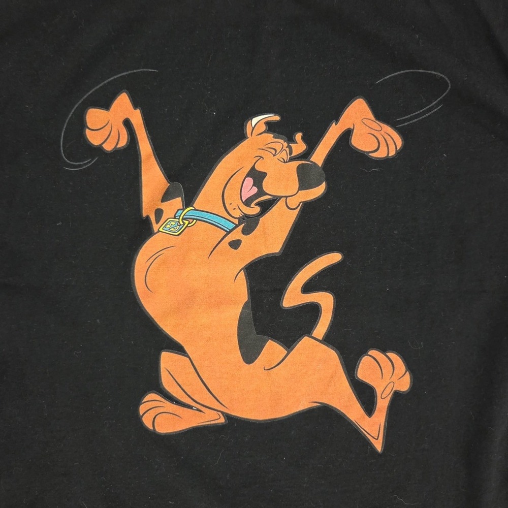 Scooby Doo Graphic Tank Top Black Orange‎ Graphic Print Sleeveless Size S men
